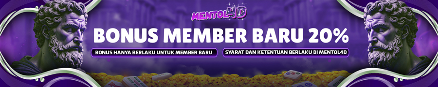 Bonus Member Baru MENTOL4D